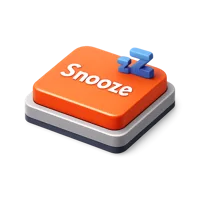 Snooze Button 3D icon