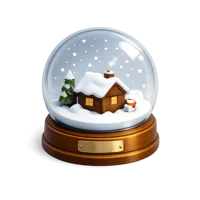Snow Globe 3D icon