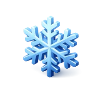 Snowflake 3D icon