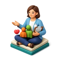 Social Worker 3D icon