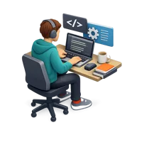 Software Developer 3D icon
