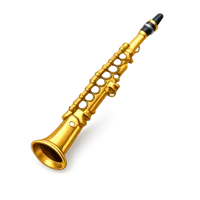 Soprano Saxophone 3D icon