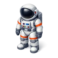 Space Suit 3D icon