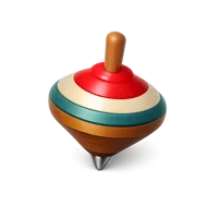 Spinning Top 3D icon