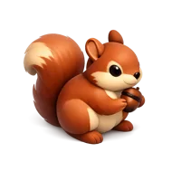 Squirrel 3D icon