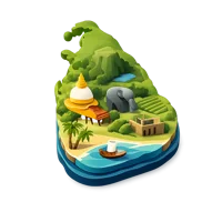 Sri Lanka 3D icon