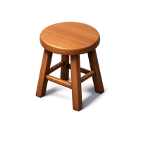 Stool 3D icon