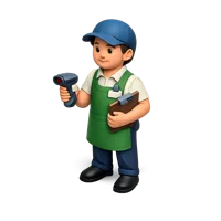 Store Clerk 3D icon