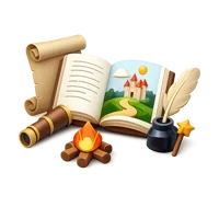 Storytelling 3D icon