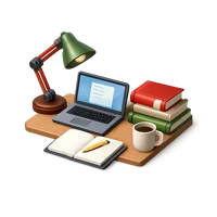 Study 3D icon
