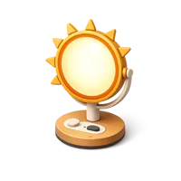 Sun Lamp 3D icon