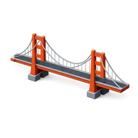 Suspension Bridge 3D icon