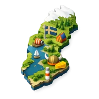 Sweden 3D icon