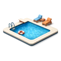 Swimming Pool 3D icon