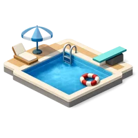 Swimming Pool 3D icon