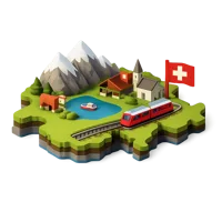 Switzerland 3D icon