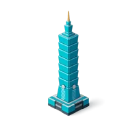 Taipei 101 3D icon
