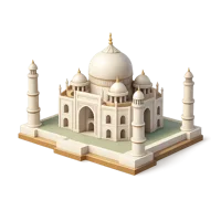 Taj Mahal 3D icon