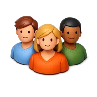 Team 3D icon