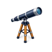 Telescope 3D icon