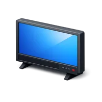 Television 3D icon