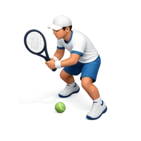 Tennis Player 3D icon