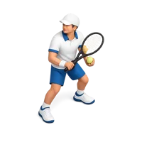 Tennis Player 3D icon
