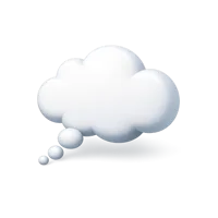 Thought Bubble 3D icon