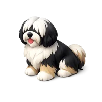Tibetan Terrier 3D icon