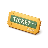 Ticket 3D icon