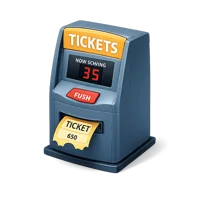 Ticket Dispenser 3D icon
