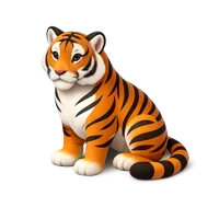 Tiger 3D icon