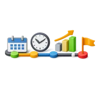 Timeline 3D icon