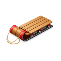 Toboggan 3D icon