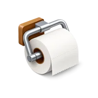 Toilet Paper Holder 3D icon