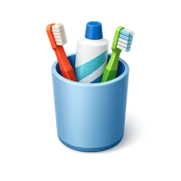 Toothbrush Cup 3D icon