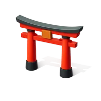 Torii Gate 3D icon