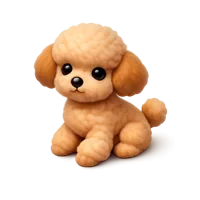 Toy Poodle 3D icon