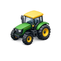Tractor 3D icon