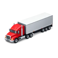 Tractor Trailer 3D icon