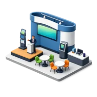 Trade Show 3D icon