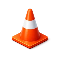 Traffic Cone 3D icon