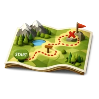 Trail Map 3D icon