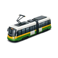 Tram 3D icon