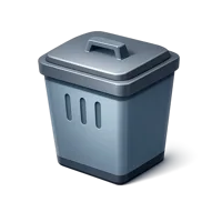 Trash Bin 3D icon