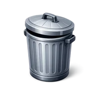 Trash Can 3D icon