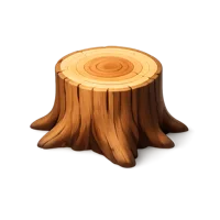 Tree Stump 3D icon