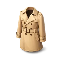 Trench Coat 3D icon