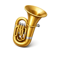 Tuba 3D icon