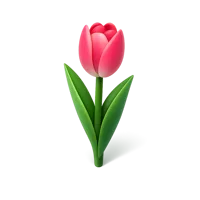 Tulip 3D icon